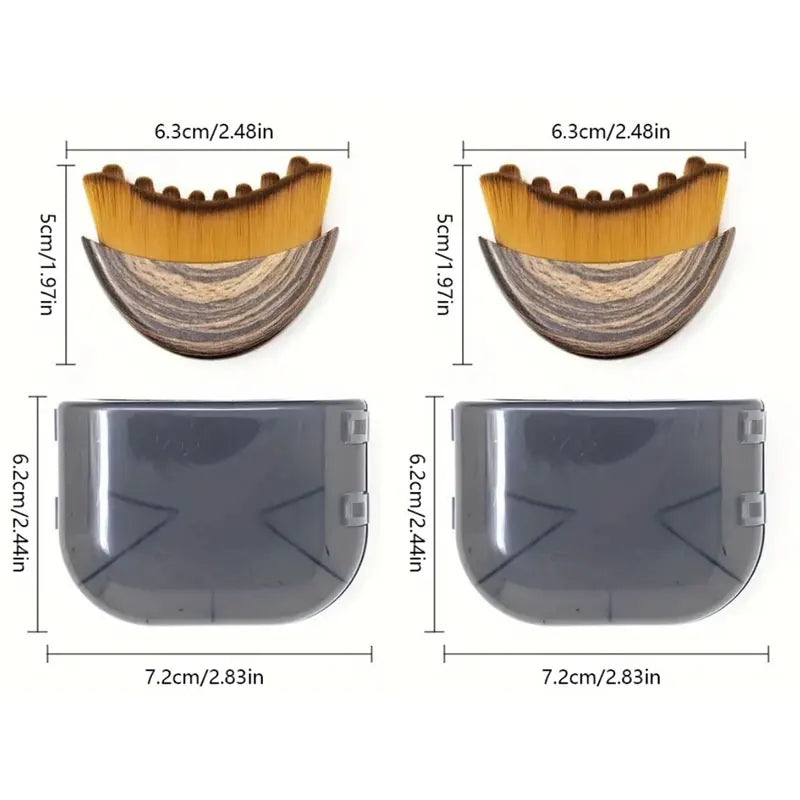 Lymphatic Contour Face Brush — Chin & Jawline Sculpting Drainage Massager