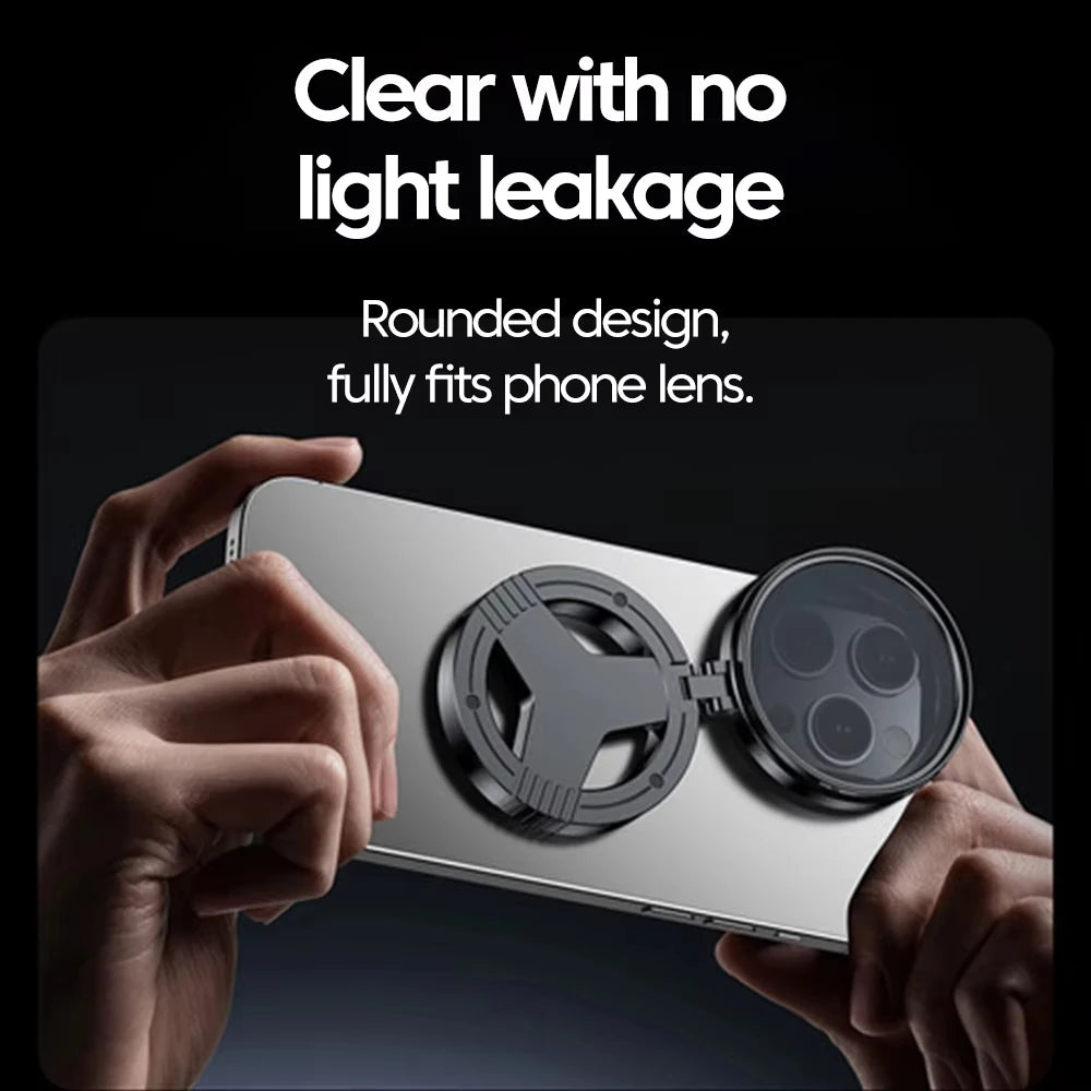 52mm CPL Polarizer Filter Magnetic Holder For iPhone 16 15 14 Pro Max Plus Andriod Smartphone for Vlogging Filter Stand bracket