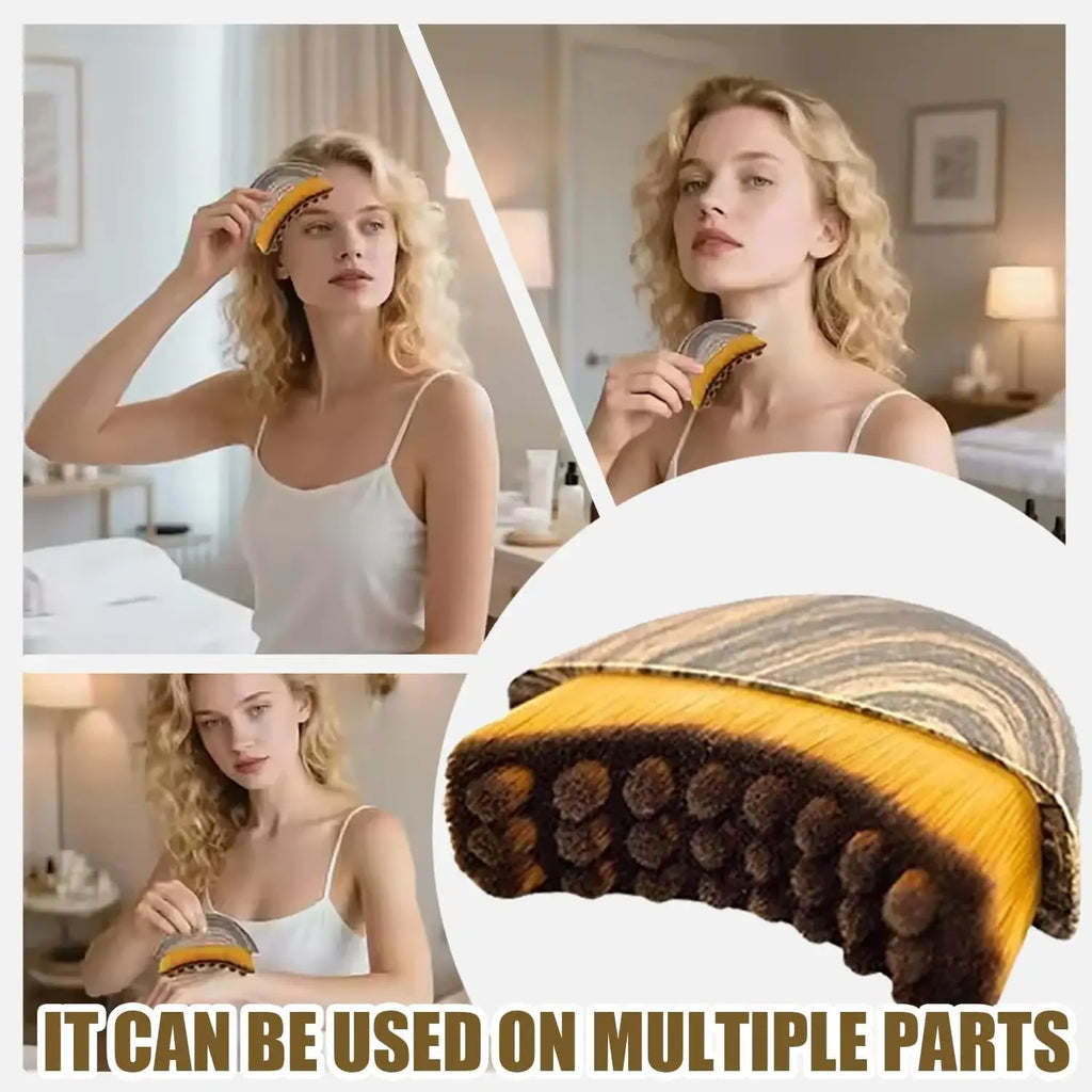 Lymphatic Contour Face Brush — Chin & Jawline Sculpting Drainage Massager